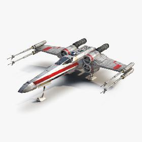 Star Wars X-Wing Starfighter and R2D2 Red 2